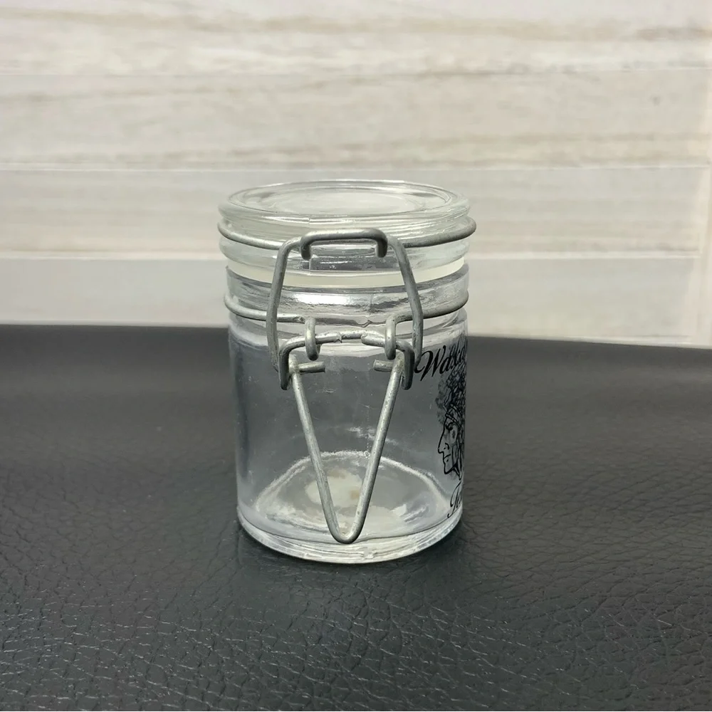 Mini Jar Glass Bottle Decor Waxahachie Texas State Collectible - Picture 3 of 7